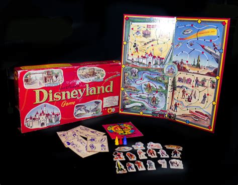 Mid Century 1954 Walt Disneys Disneyland Board Game Etsy Canada