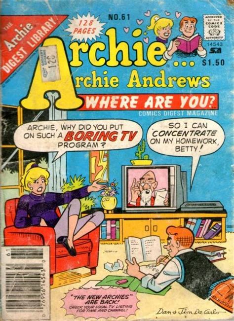 Archie Archie Andrews Where Are You Comics Digest Magazine 61 Reviews
