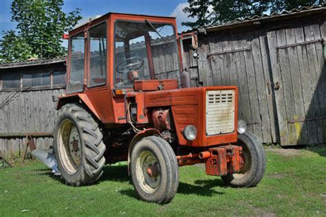Tractor Former Soviet Union Russia Old Stock Photos Pictures And Royalty