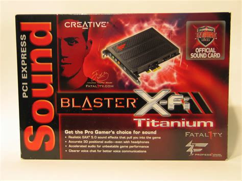 Creative Labs Sound Blaster X Fi Titanium Fatal1ty Professional Series