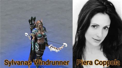 Character And Voice Actor Warcraft Iii Reforged Sylvanas Windrunner Piera Coppola Youtube