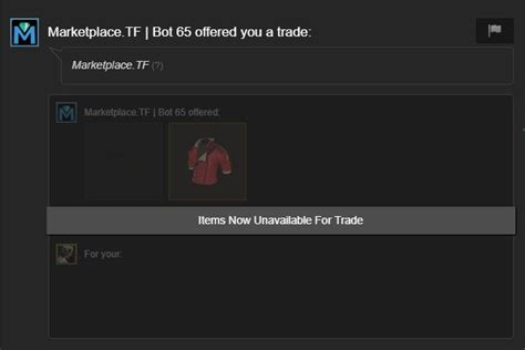 Items Now Unavailable For Trade Rmarketplacetf