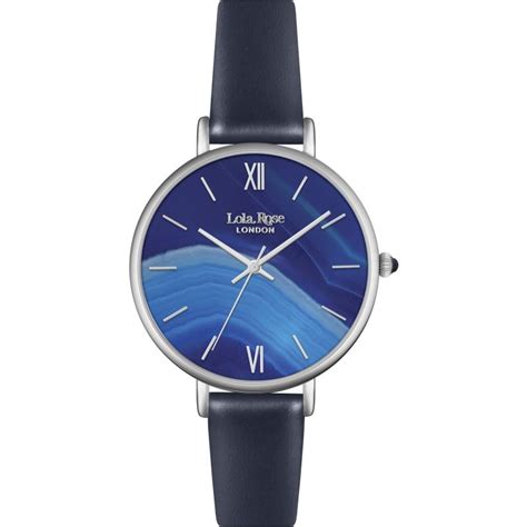 The watch is shipped with an original box and a guarantee from the manufacturer. Lola Rose Agate Ladies Watch (LR2015) Blue | WatchShop.com™