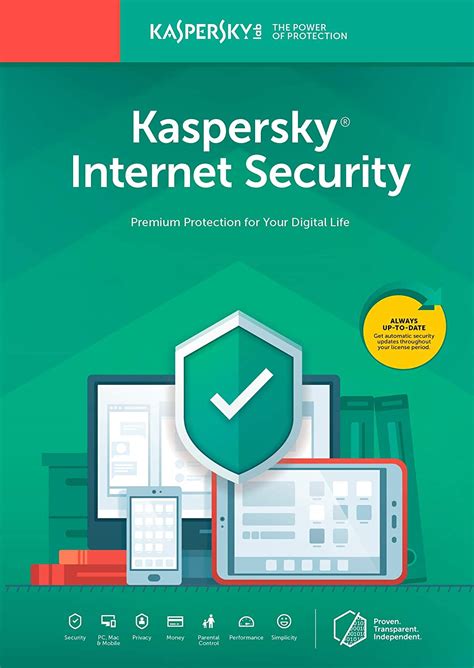 Kaspersky Internet Security 1 Device 1 Year Us And Canada Key Card