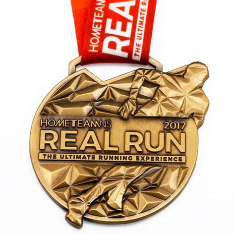 Gold Real Runner Medals Custom Medals