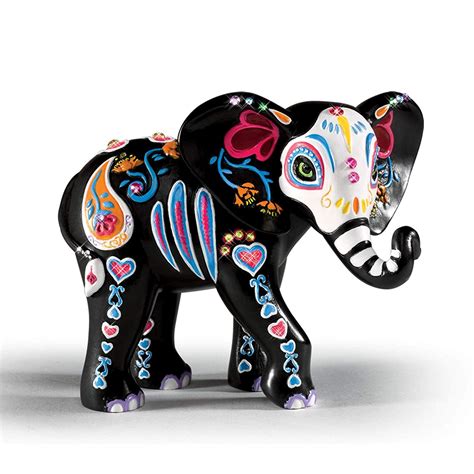 The Bradford Exchange Celebration Of Luck Sugar Skull Elephant