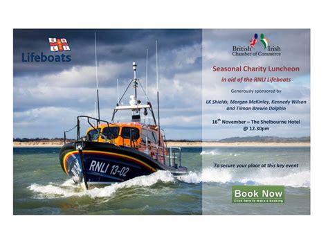 Bicc Charity Luncheon In Aid Of The Rnli Royal St George Yacht Club