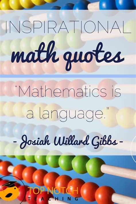 25 Powerful Motivating And Inspirational Math Quotes Top Notch Teaching