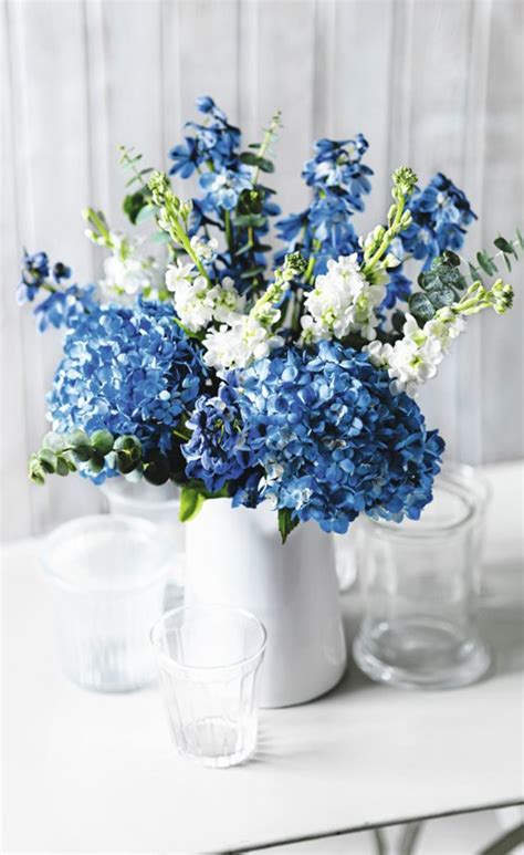 Azure Blue Bouquet Flowers And Plants Blue Bouquet Beautiful Blooms