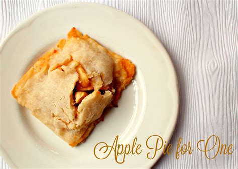 Apple Pie For 1 Or 2 Gluten Free Vegan Baking Backwards