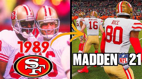 I Put The 1989 San Francisco 49ers In Todays Nflmost Balanced Team