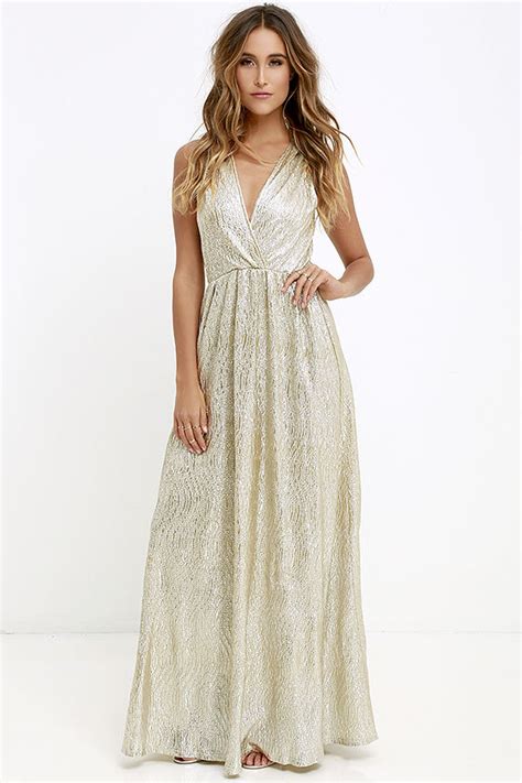 Gold Maxi Dress