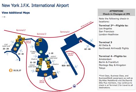 Jfk Terminal Map Maps Online For You