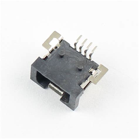 10pcs Mini Usb 4 Pin Female Smt Smd Pcb Socket Connector Diy Ebay