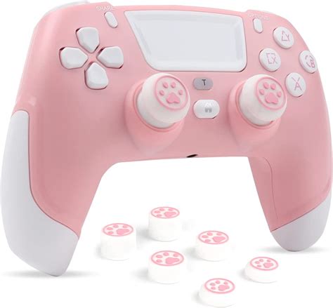 Ralan Pink Wireless Controller Compatible With Ps4proslimps3ios