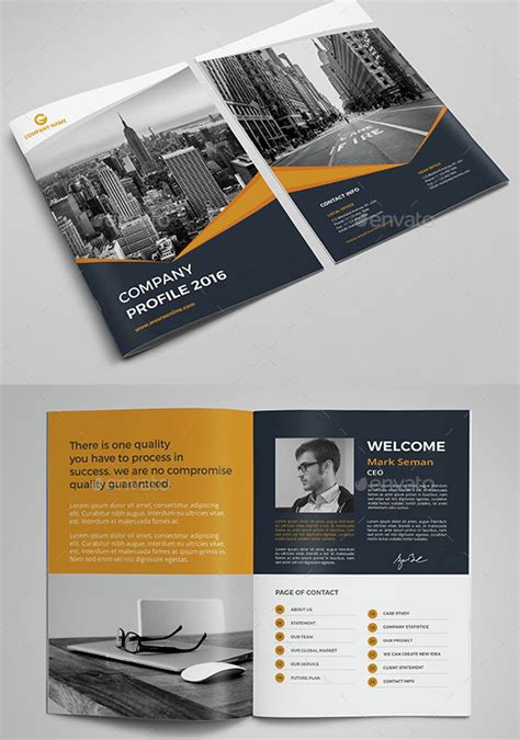 awesome company profile design templates bashooka