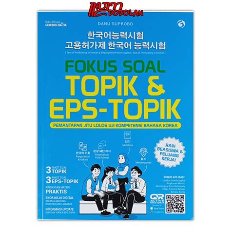 Jual Buku Bahasa Korea Buku Tes Bahasa Korea Buku Eps Buku Topik Fokus Soal Topik Dan
