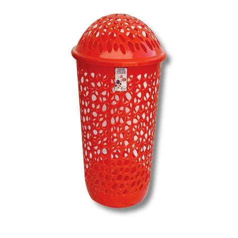 28mm Red Plastic Laundry Basket For Commercial Size 16inch At Rs 336