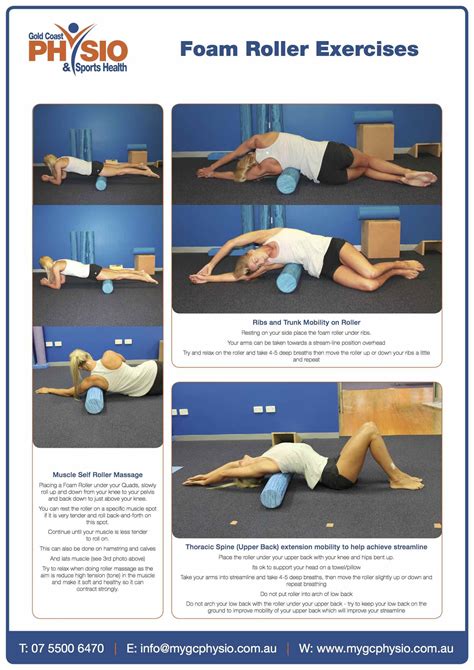 Foam Roller Exercises Sport Physio Gold Coast Sports Physio Massage