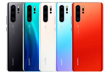 Amber sunrise (red), breathing crystal (pale blue), aurora (a darker purple/blue), black (black). Huawei P30 Pro has Quad Cameras with up to 50x Zoom ...