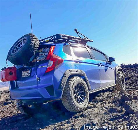 Honda Jazz Modified Into An Offroader Can Put 4x4 Suvs To Shame