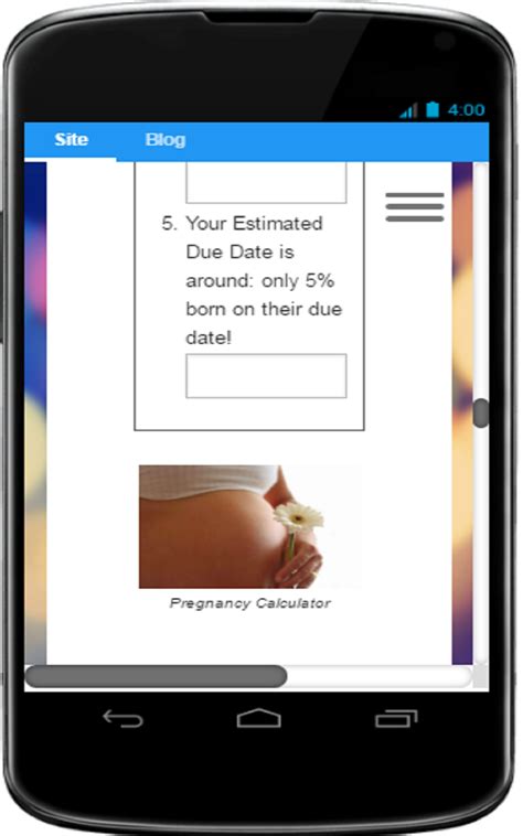 Pregnancy Week Calculator App, your pregnancy due date calculator to calculate your pregnancy 