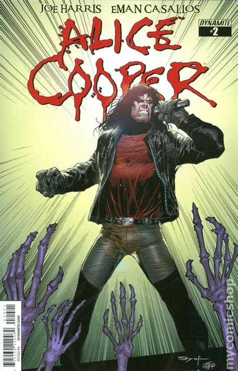 Shock rock, hard rock quality: Alice Cooper (2014 Dynamite) comic books