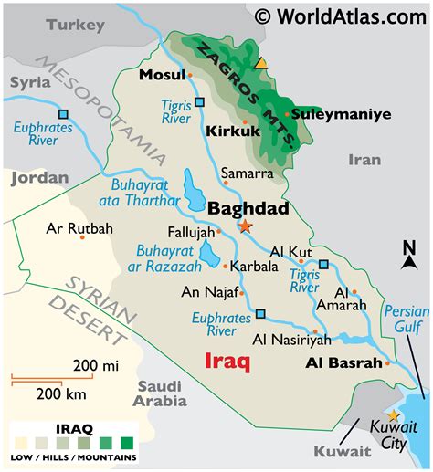 Detailed Political Map Of Iraq Iraq Detailed Political Map Vidiani My