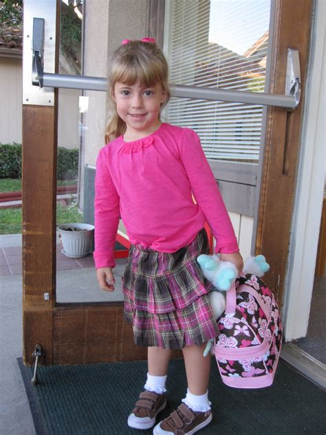 Journey To Our Baby Girl First Day Of School 2011