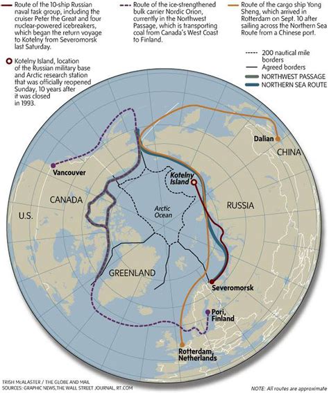 Infographic Navigating The Northwest Passage The Globe And Mail