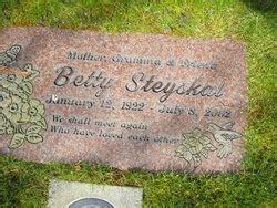 Betty Anne Slaven Steyskal Find A Grave Memorial