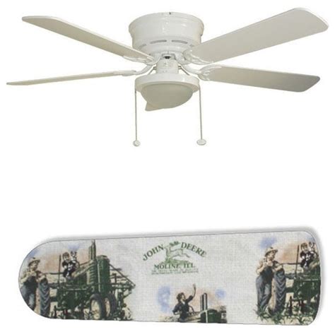 We show you how to deal with a fan that doesn't work at all because it isn't receiving electrical power. Old Fashion John Deere 52" Ceiling Fan with Lamp ...