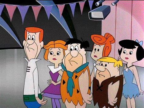 The Flintstones Meet The Jetsons Old Cartoon Shows The Jetsons