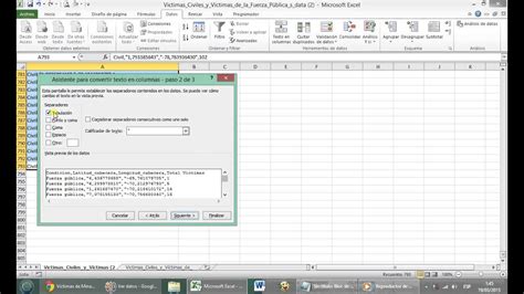 Tutorial 1 Cómo Separar Columnas En Excel Hd Cc Youtube