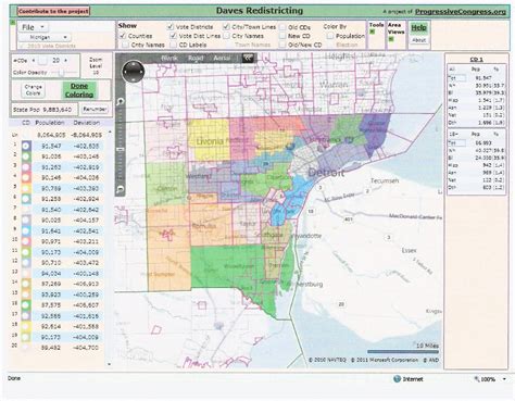 Michigan Redistricting State House Part I Wayne