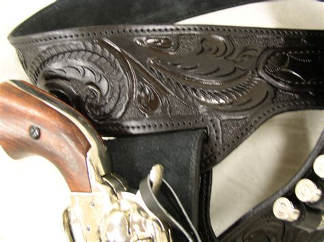 44 45 Ruger Colt Uberti Western Fast Draw Pistola In Pelle Pistola In