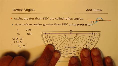 What Are Reflex Angles And How To Draw Reflex Angle Using Protractor