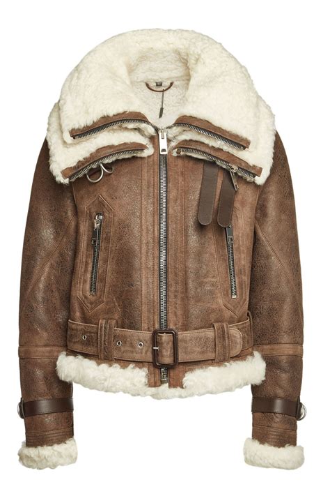 What other piece of clothing is going to help you fight the vagaries of the uk weather while managing to look stylish at the same time. Burberry Leather Jacket with Shearling | Burberry leather ...
