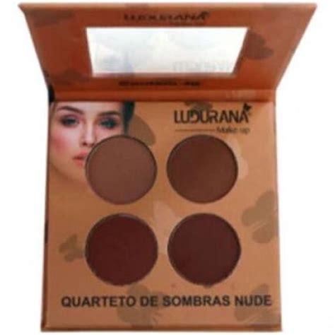 Paleta Quarteto De Sombras Nude 03 Ludurana Shopee Brasil