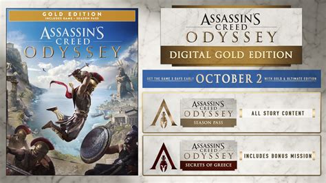 Assassins Creed Odyssey Collector Editions Unveiled Gameranx