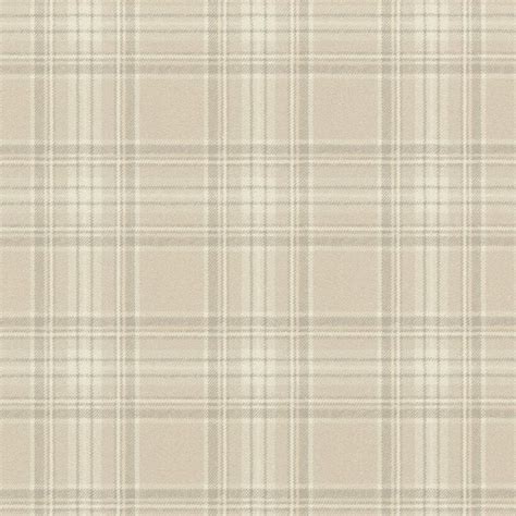 Rasch Highland Plaid Cream Wallpaper From Wallpaper Co Online Uk