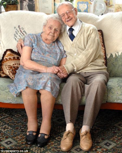 Britains Oldest Married Couple Hes 107 And Shes 101 And They Wed 77 Years Ago Daily Mail