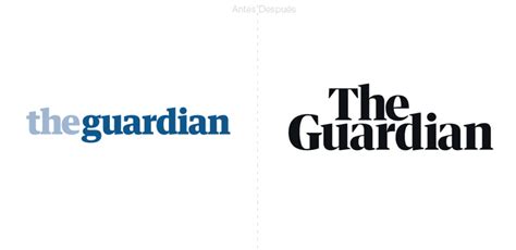 The Guardian Estrena Identidad Nuevo Logotipo Formato Y Tipografía