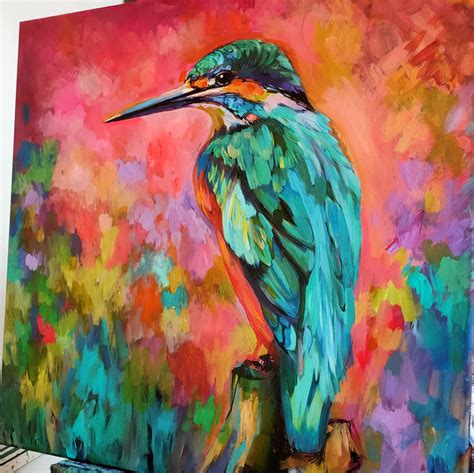 Kingfisher Paintings For Sale — Sue Gardner Original Paintings
