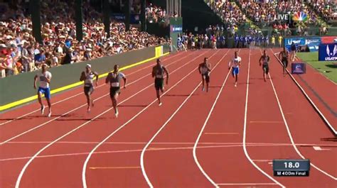 Usatftv Videos Mens 400m Final Us Olympic Team Trials Track