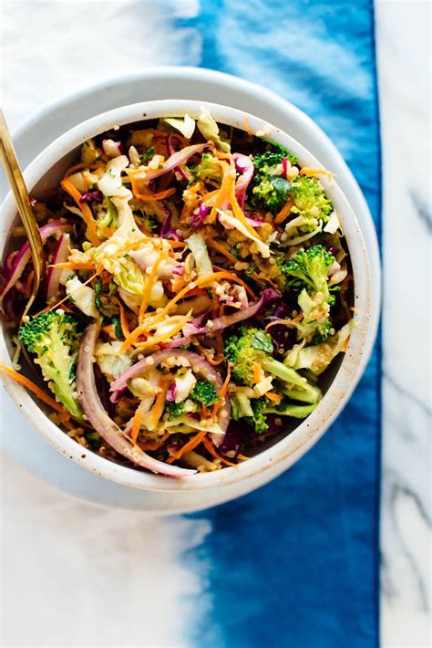 Pour the toasted seeds into a large serving bowl. Sunshine Slaw with Quinoa | Recipe | Slaw recipes, Healthy ...
