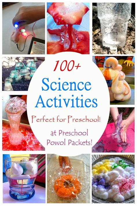 100 Preschool Science Activities And Preschool Science Experiments