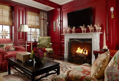 Our home decor products are very easy to buy online because you don´t have to try them on to know if they will fit. Red Library by Scott Snyde - Interiors By Color