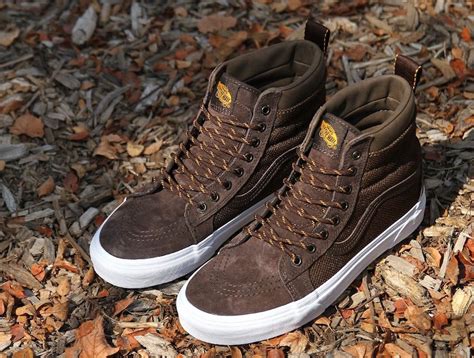 Vans Sk8 Hi Mte Brown Sneakerfiles