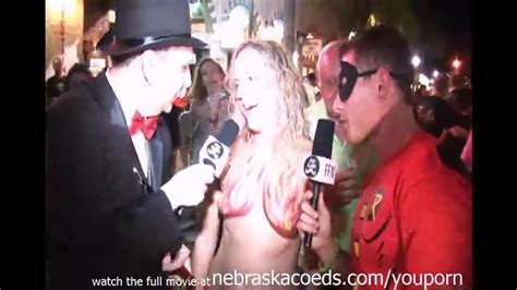 Goofy Guys Interviewing Naked Girls On The Streets Of Key West Fantasy